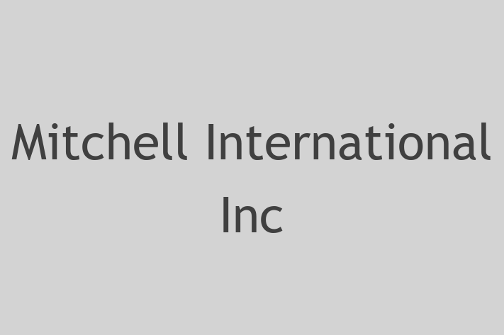 Software Solutions Provider Mitchell International Inc