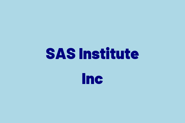 Technology Company SAS Institute Inc