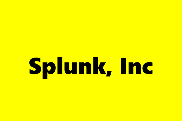 Software Solutions Provider Splunk Inc