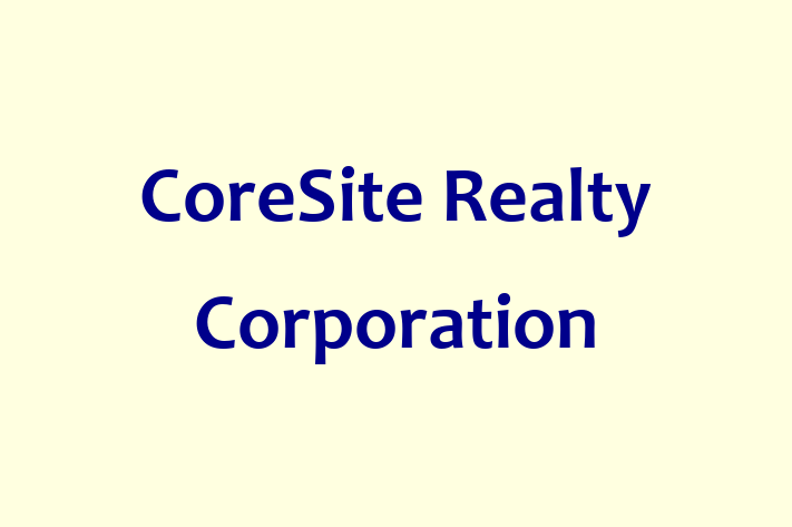 Application Development Company CoreSite Realty Corporation