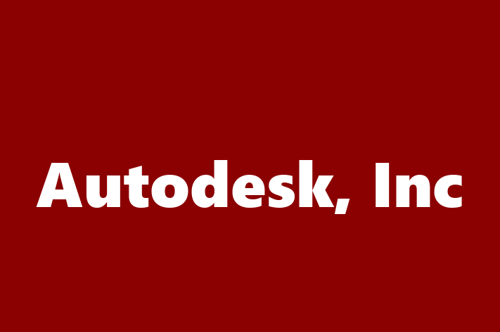 Software Solutions Provider Autodesk Inc