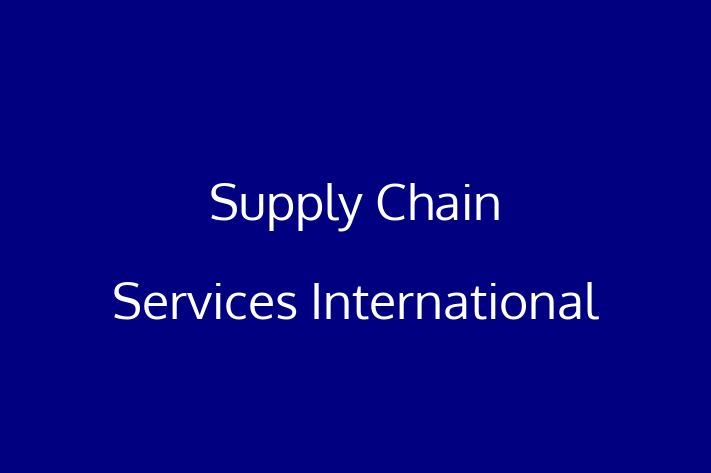 Software Development Company Supply Chain Services International