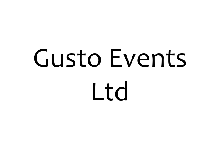 Technology Solutions Firm Gusto Events Ltd