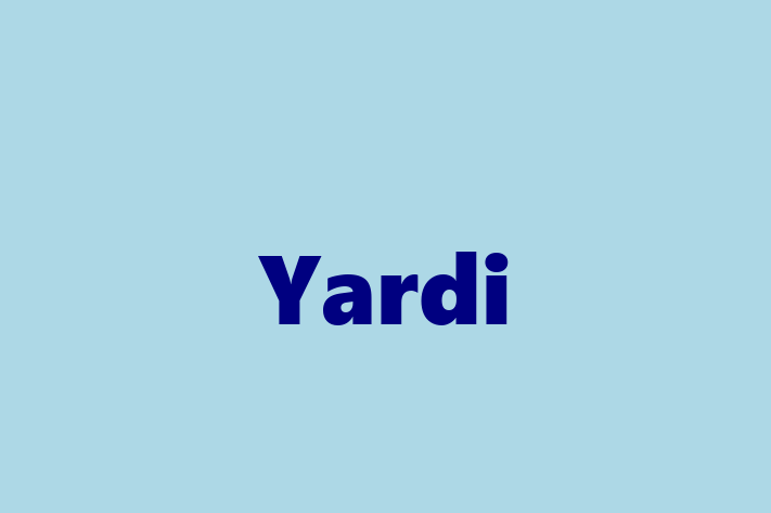 Technology Solutions Firm Yardi