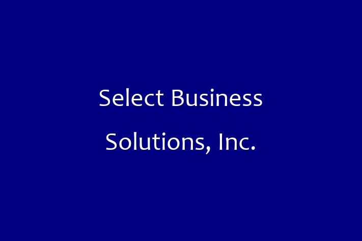 Tech Solutions Company Select Business Solutions Inc.