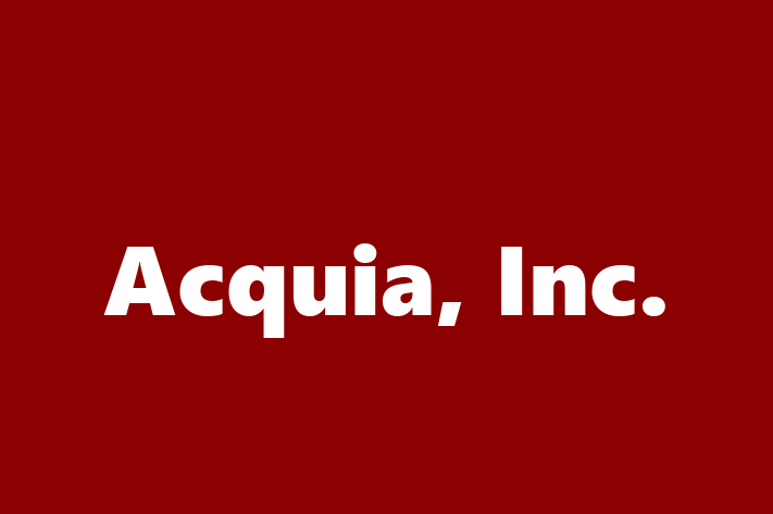 Software Development Company Acquia Inc.