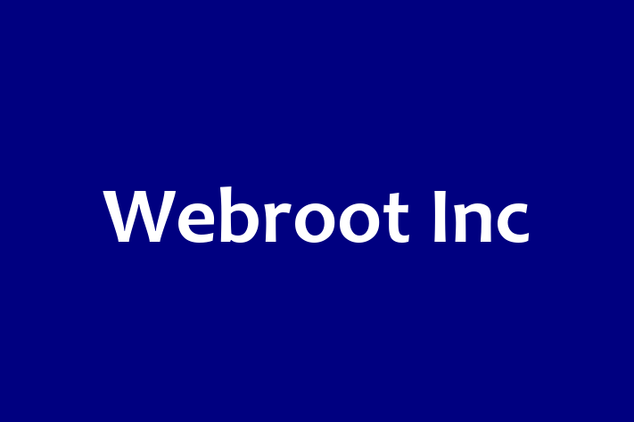 Tech Solutions Company Webroot Inc