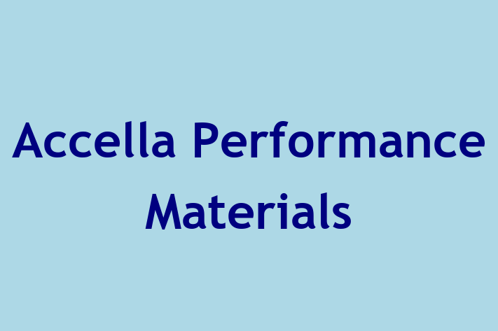 Software Consultancy Accella Performance Materials