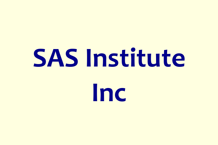 Software Engineering Company SAS Institute Inc