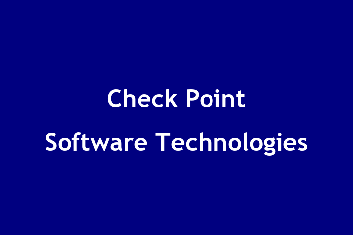 Tech Firm Check Point Software Technologies