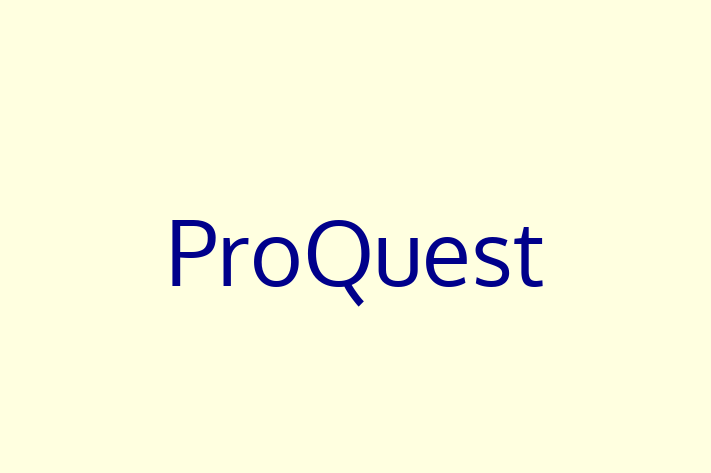 Software Consultancy ProQuest