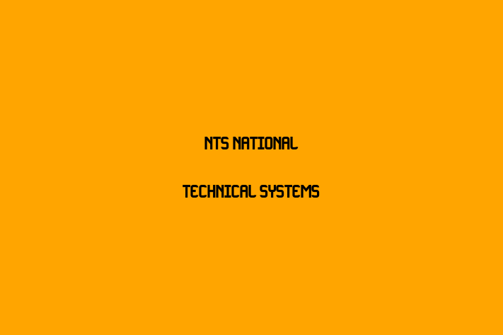 Staff Management NTS  National Technical Systems