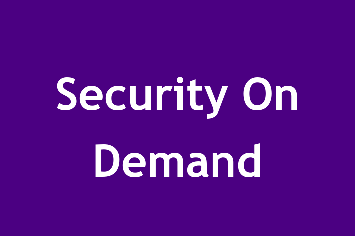 Technology Company Security On Demand