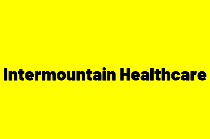 Employee Resource Management Intermountain Healthcare