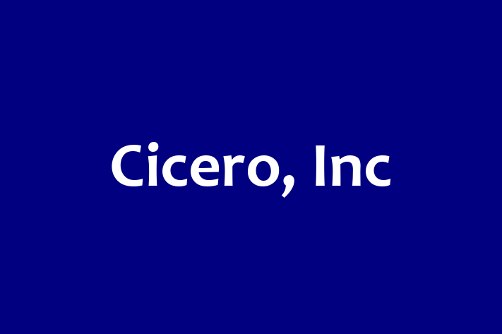 Software Solutions Provider Cicero Inc