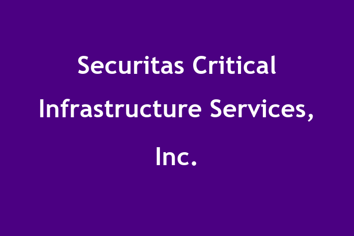 Technology Solutions Firm Securitas Critical Infrastructure Services Inc.