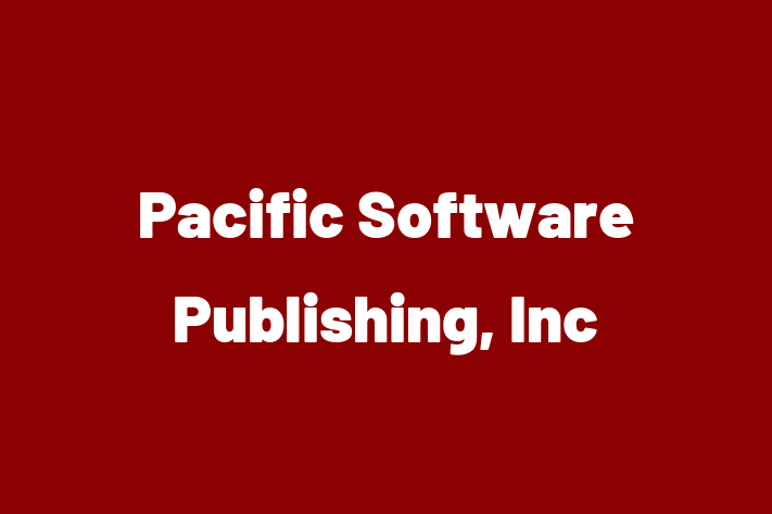 Digital Solutions Provider Pacific Software Publishing Inc