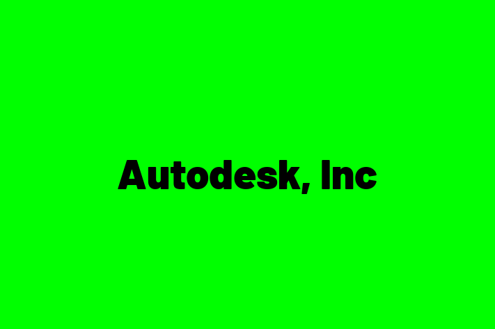 Software Development Firm Autodesk Inc