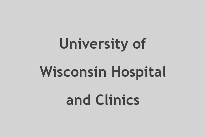 Employee Relations University of Wisconsin Hospital and Clinics