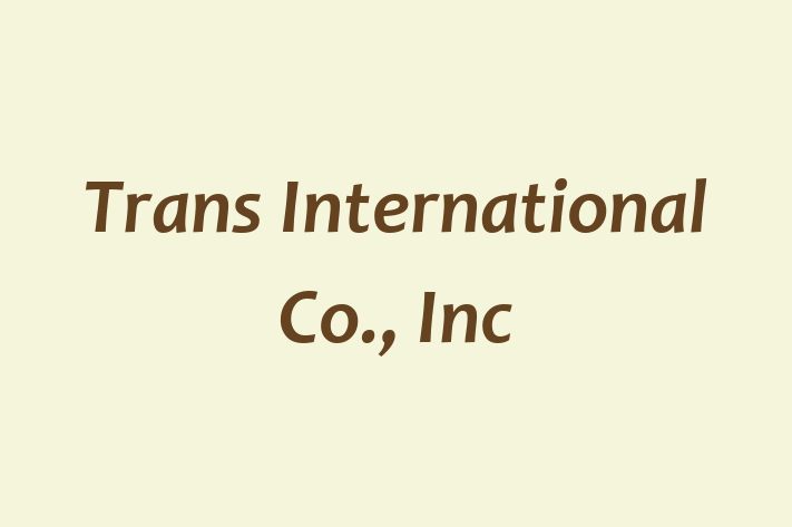 Software Services Company Trans International Co. Inc