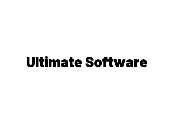 Technology Company Ultimate Software