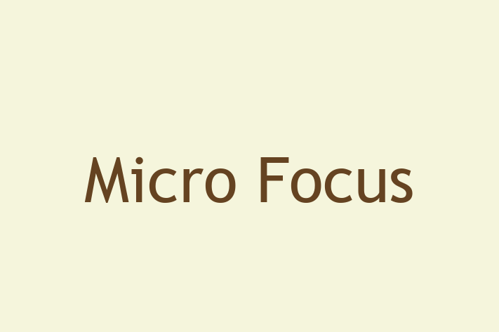 Software Firm Micro Focus