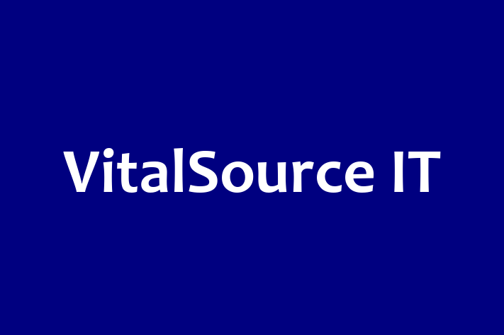 Employee Resource Management VitalSource IT