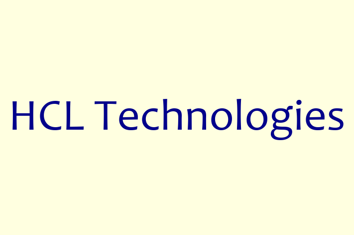 Software Firm HCL Technologies