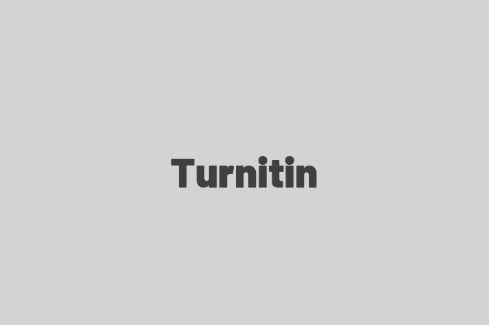 Software Consultancy Turnitin