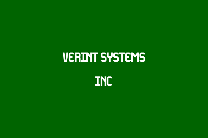 IT Company Verint Systems Inc