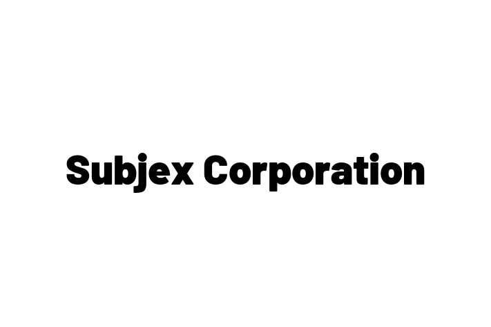 Software Consultancy Subjex Corporation