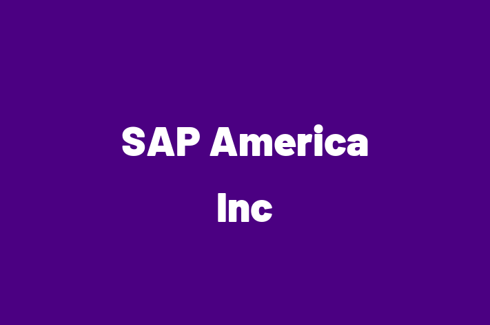 Software Engineering Company SAP America Inc