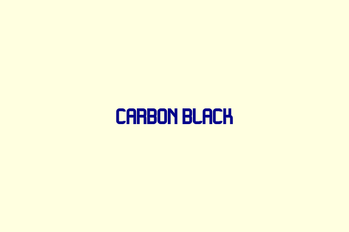 Tech Solutions Company Carbon Black