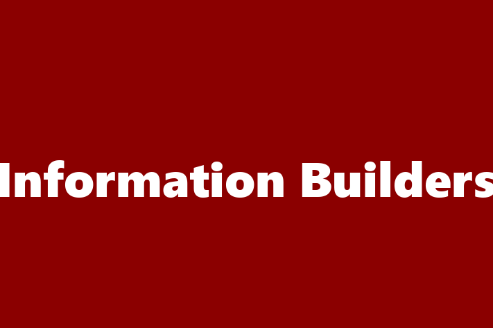 Digital Solutions Provider Information Builders