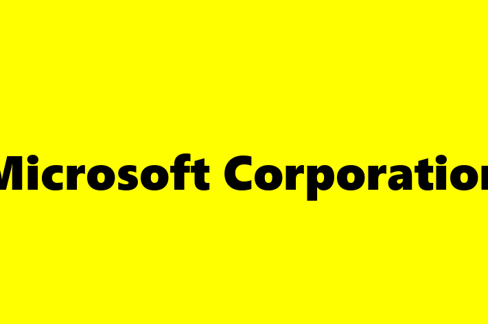 Application Development Company Microsoft Corporation