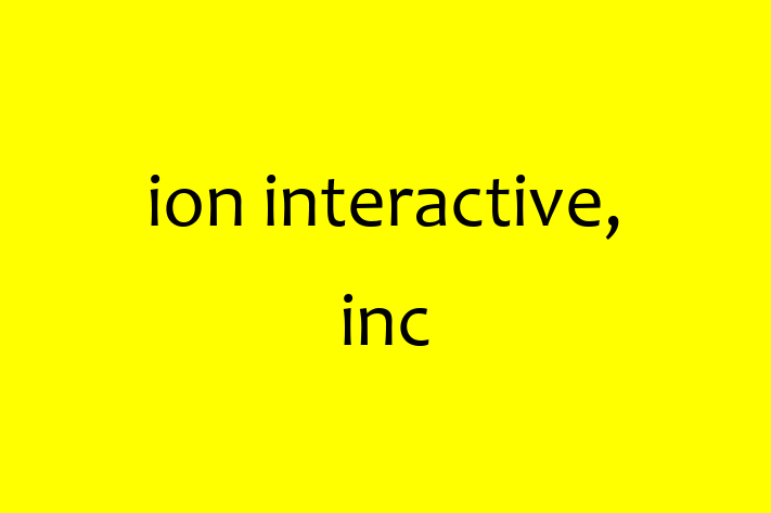 Software House ion interactive inc