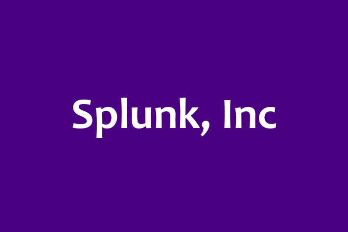 Tech Solutions Company Splunk Inc