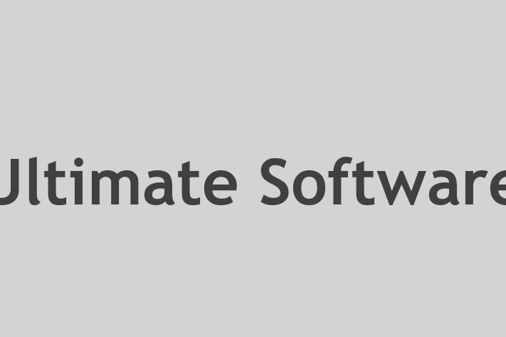 Application Development Company Ultimate Software