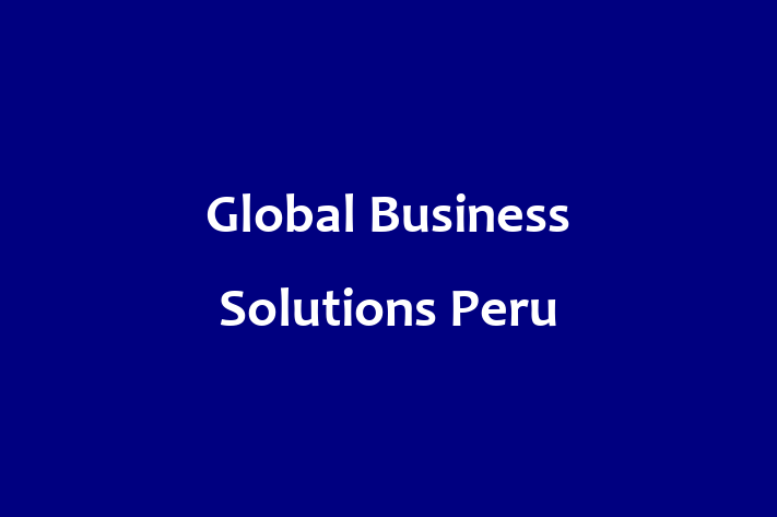 Personnel Management Global Business Solutions Peru