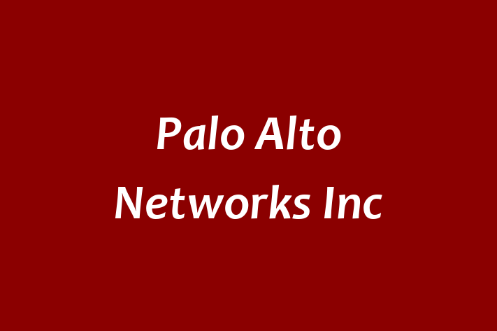 Software Development Company Palo Alto Networks Inc