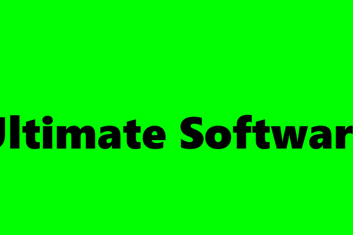 Software Engineering Company Ultimate Software