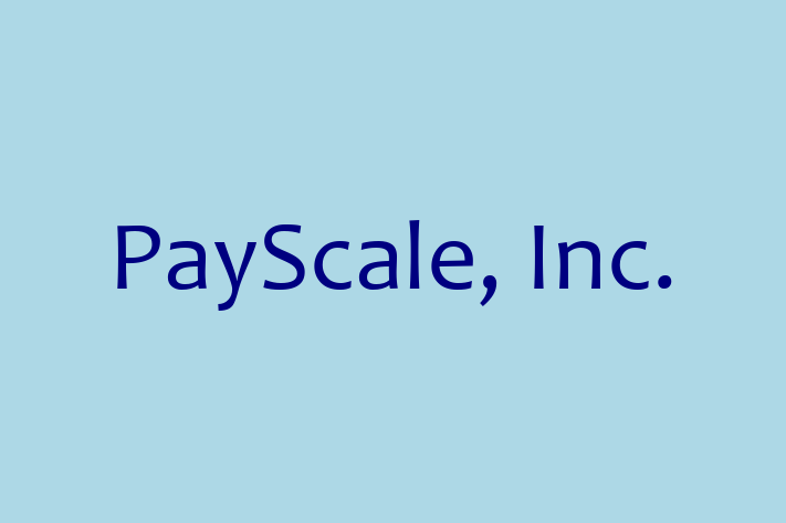 Tech Solutions Company PayScale Inc.