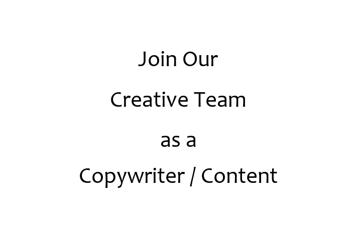 Join Our Creative Team as a Copywriter Content Manager in Cape Coral