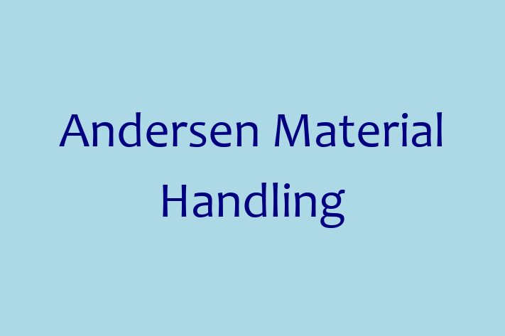 Tech Firm Andersen Material Handling