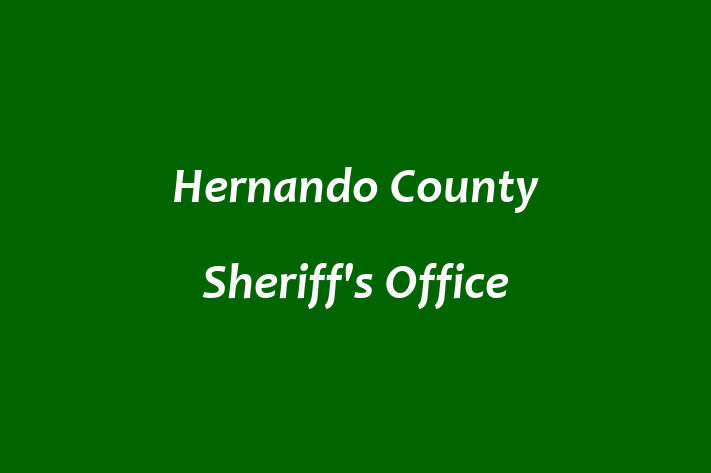 Employee Relations Hernando County Sheriffs Office