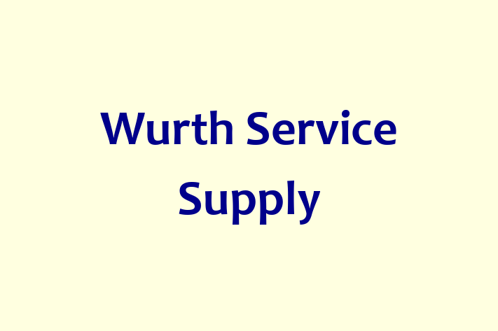 Digital Solutions Provider Wurth Service Supply