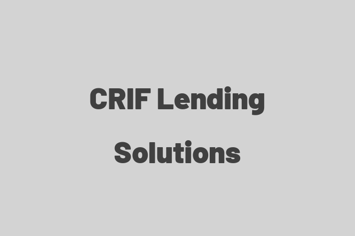 Software Engineering Company CRIF Lending Solutions