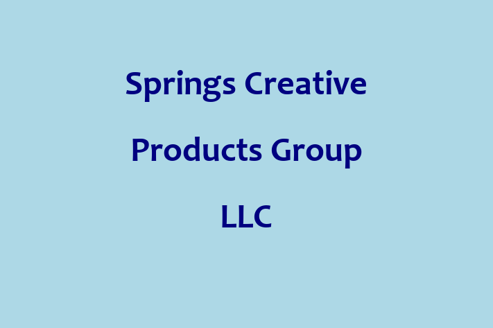 Software Engineering Company Springs Creative Products Group LLC