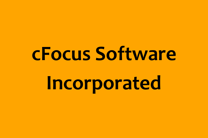 Digital Solutions Provider cFocus Software Incorporated