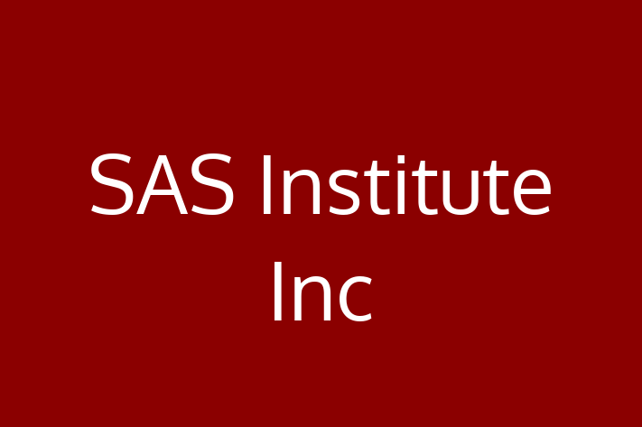 Technology Company SAS Institute Inc